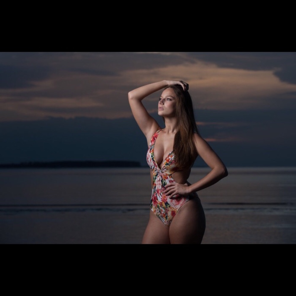 One piece bathing suit